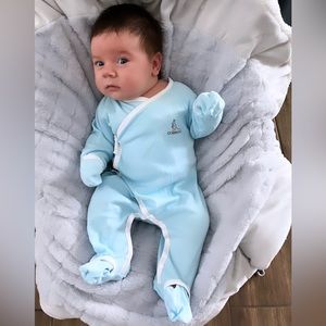 Bundle of NEW footies with covered hands & feet!! 4 with tag brand new, 2 used